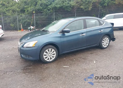 2015 Nissan Sentra Fe+ S/S/Sl/Sr/Sv z USA, uszkodzony, nr VIN 3N1AB7AP9FY218734